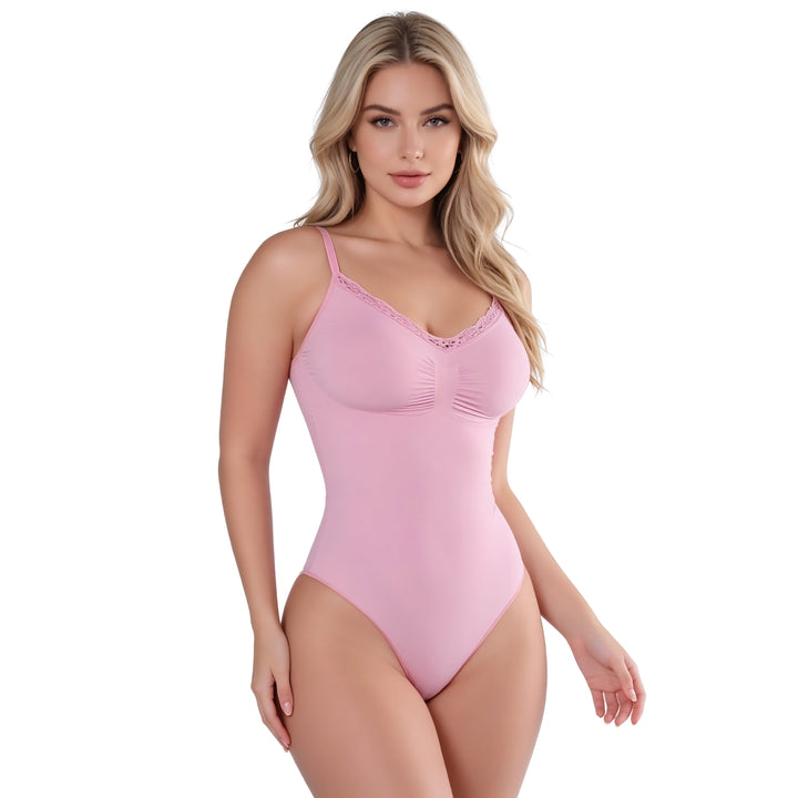 Bodysuit Shapewear Sculpting mit Slip Spitze Detail