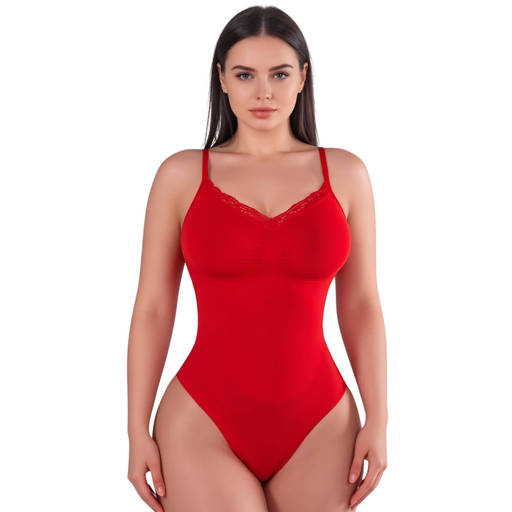 Bodysuit Shapewear Sculpting mit Slip Spitze Detail