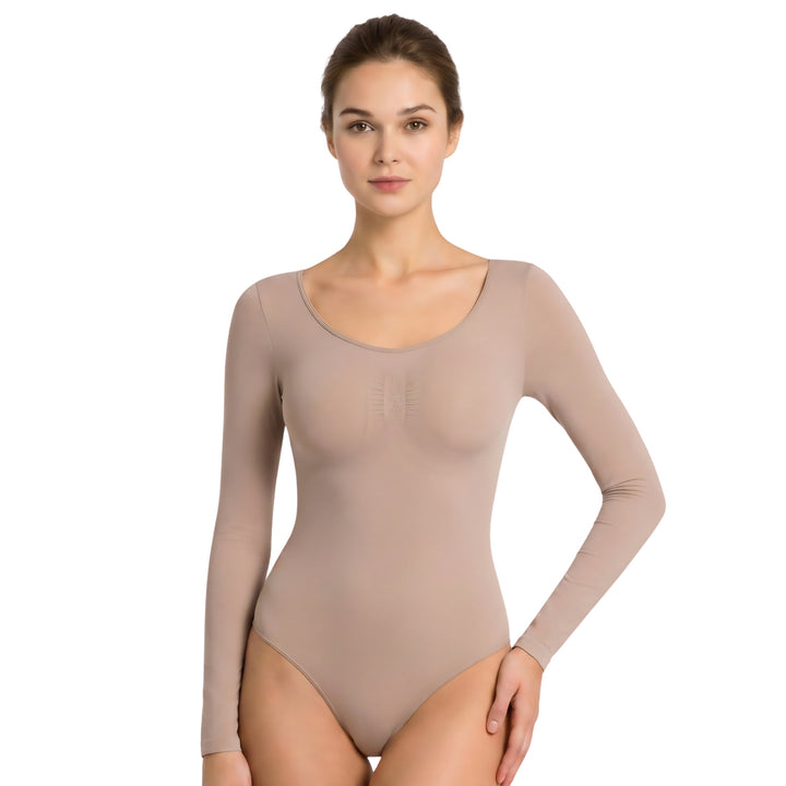 Shaping Bodysuit Long Sleeve & Slip – Sculpting