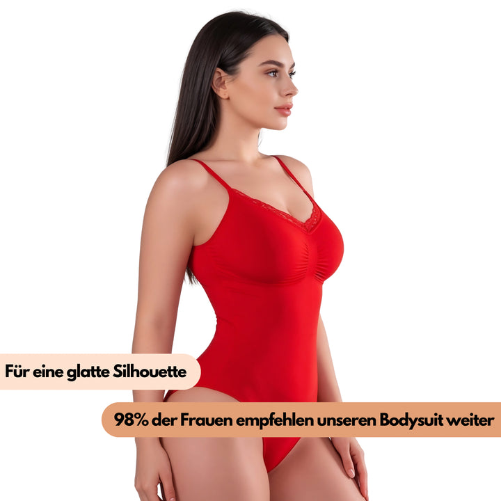 Bodysuit Shapewear Sculpting mit Slip Spitze Detail