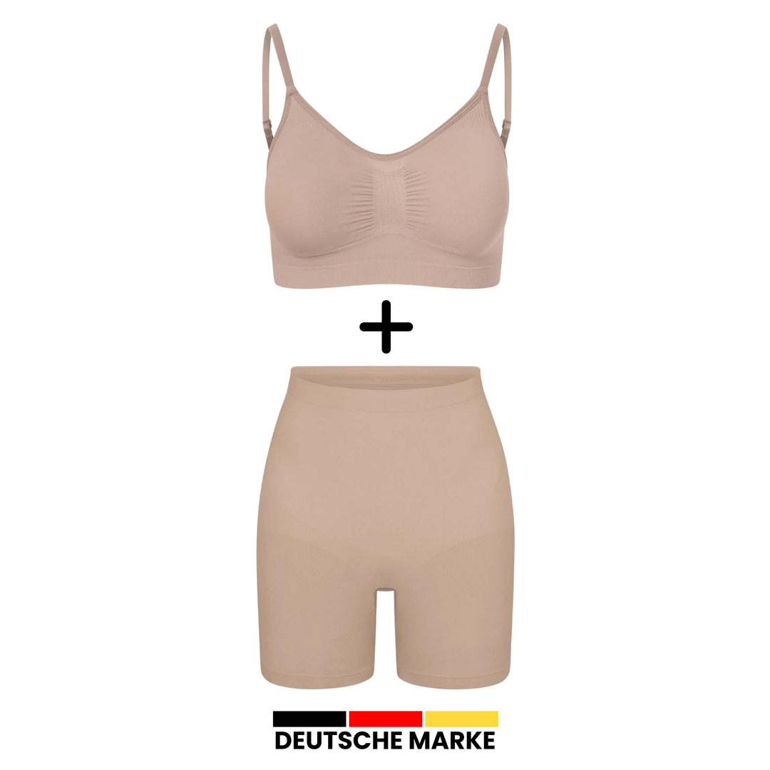 Comfort Bralette & Shaping Shorts Set